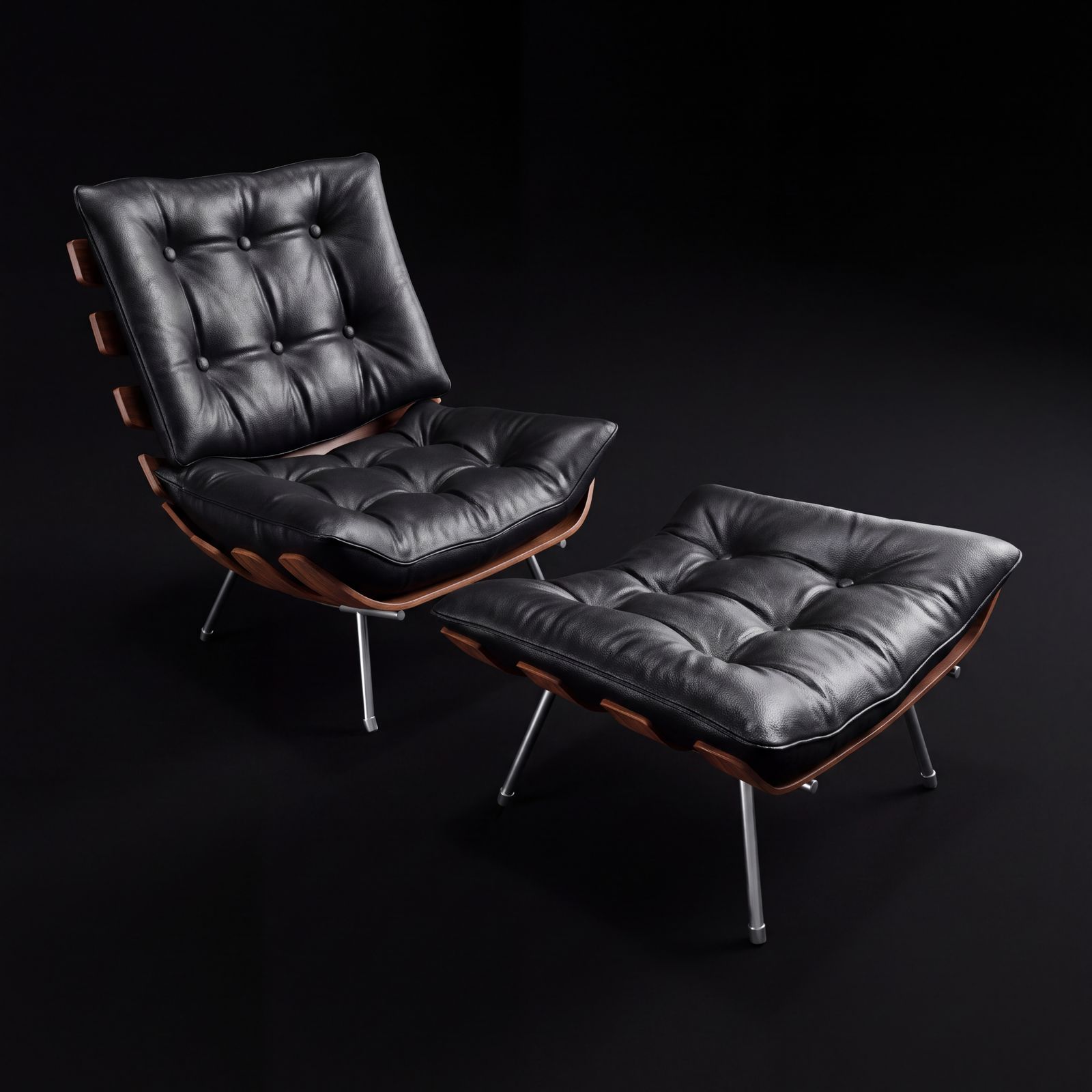 Lounge, black seamless